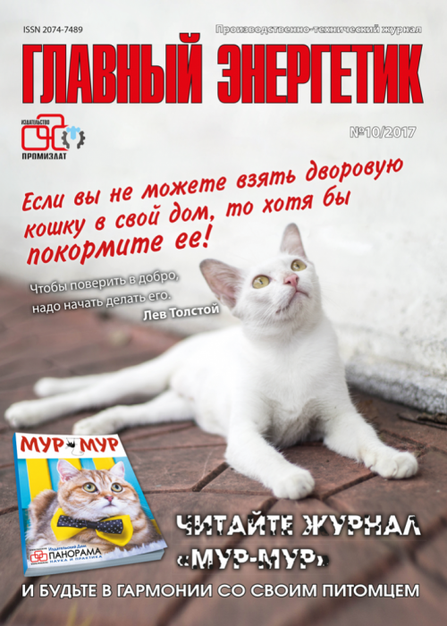 Главный энергетик, № 10, 2017