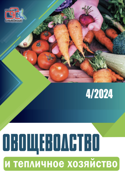 Овощеводство и тепличное хозяйство, № 4, 2024